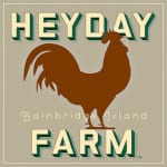 Bainbridge Island's local Heyday Farm is sponsor of the Karin Lowrie exhibit at BAC.
