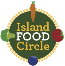This logo is awarded by Sound Food to restaurants and stores that include local foods in their offerings. 