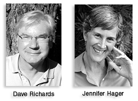 Author Dave Richards and Developmental Editor Jennifer Hager will talk about their author-editor collaboration at the October 21 Fields End event
