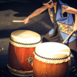 (Photo Credit: Seattle Kokon Taiko drummers)